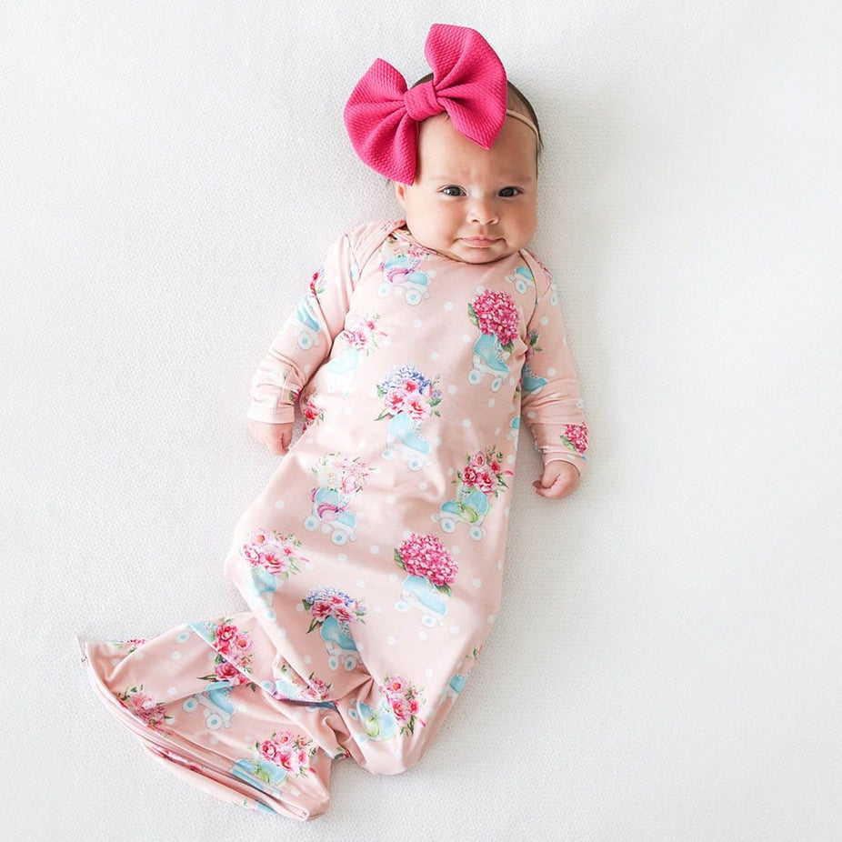 Baby on Jenny Zippered Gown