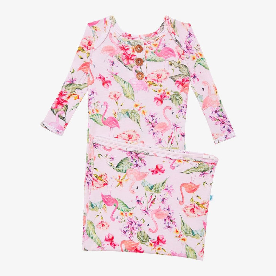 Leilani Button Zippered Gown