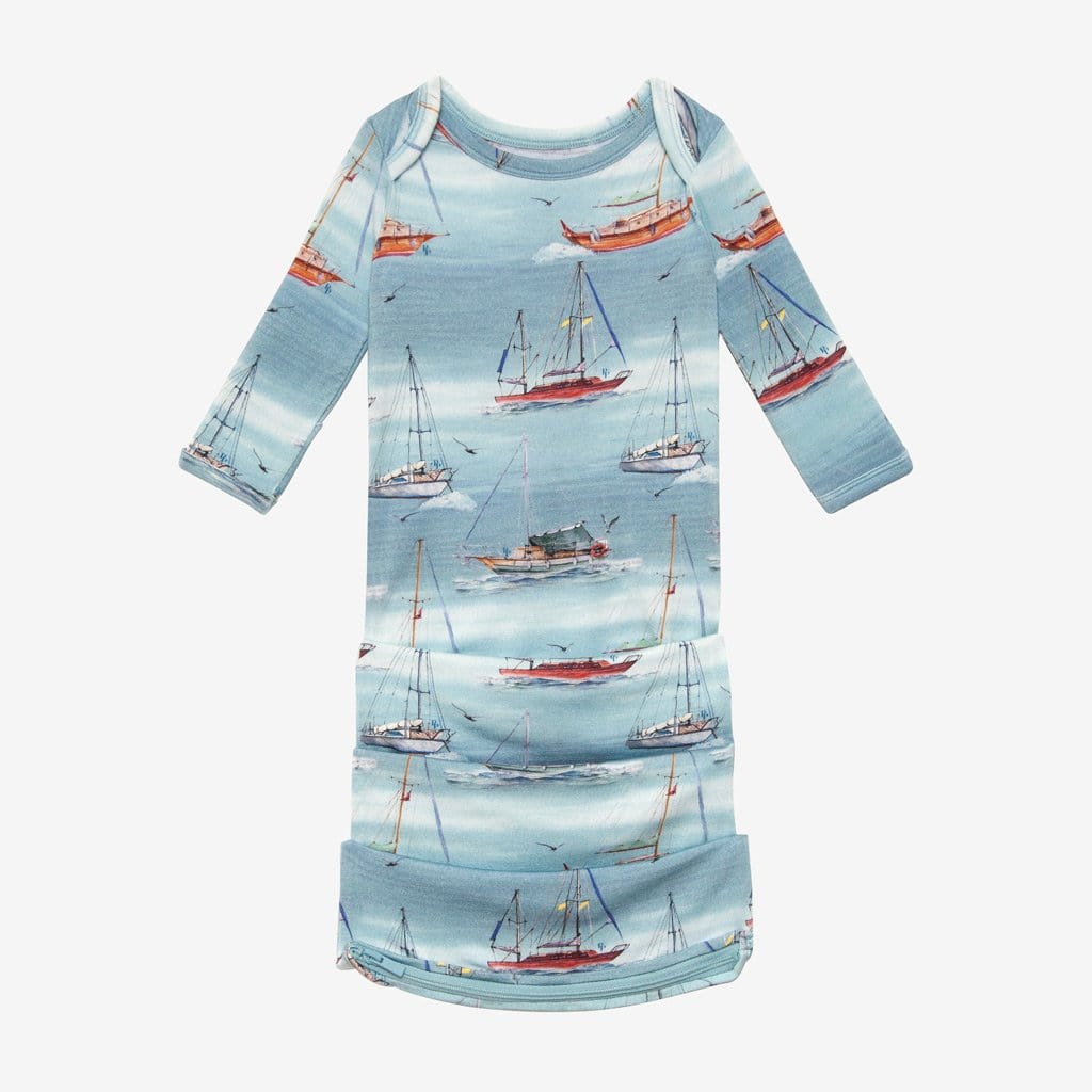 Skip Zippered Gown