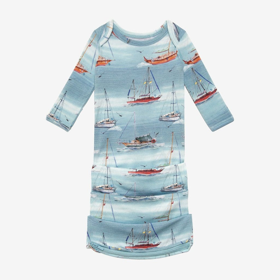 Skip Zippered Gown
