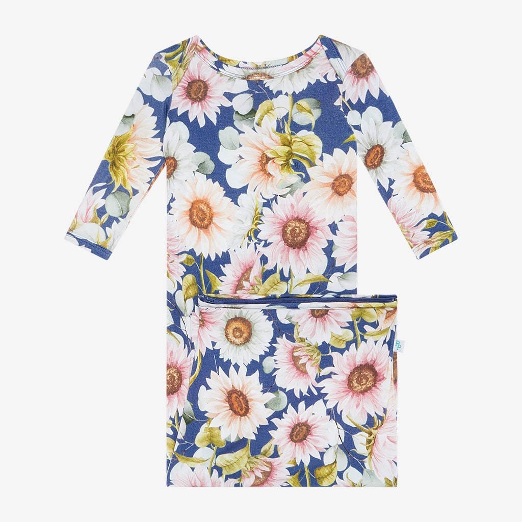 Soraya Floral Baby Gown Classic Zippered Gown