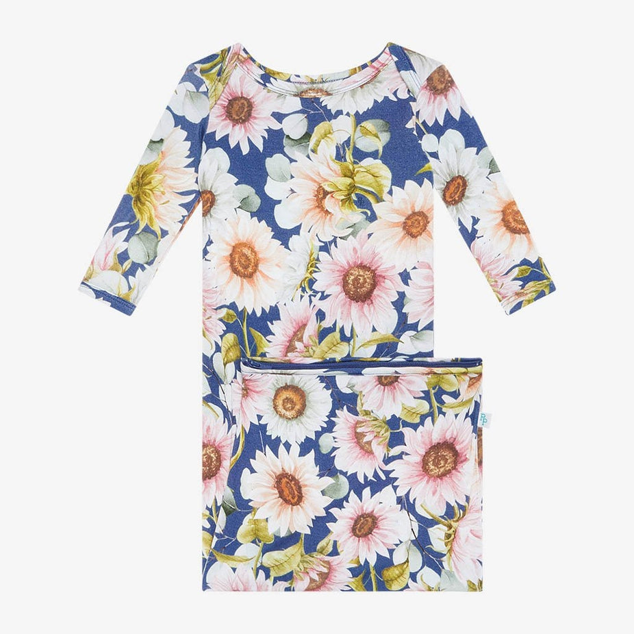 Soraya Floral Baby Gown Classic Zippered Gown