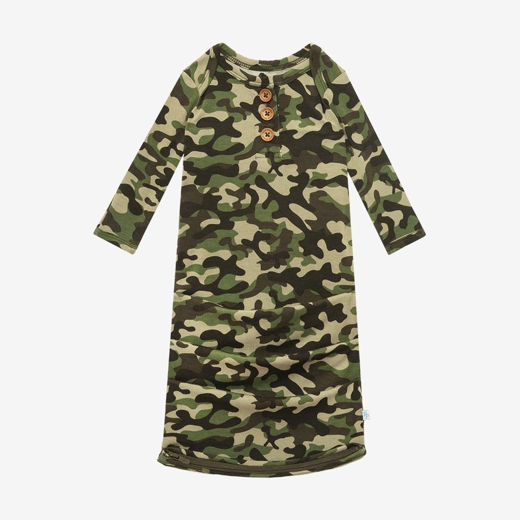 Cadet Button Zippered Gown