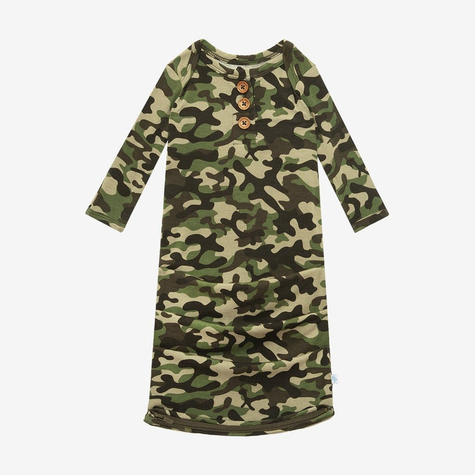 Cadet Button Zippered Gown