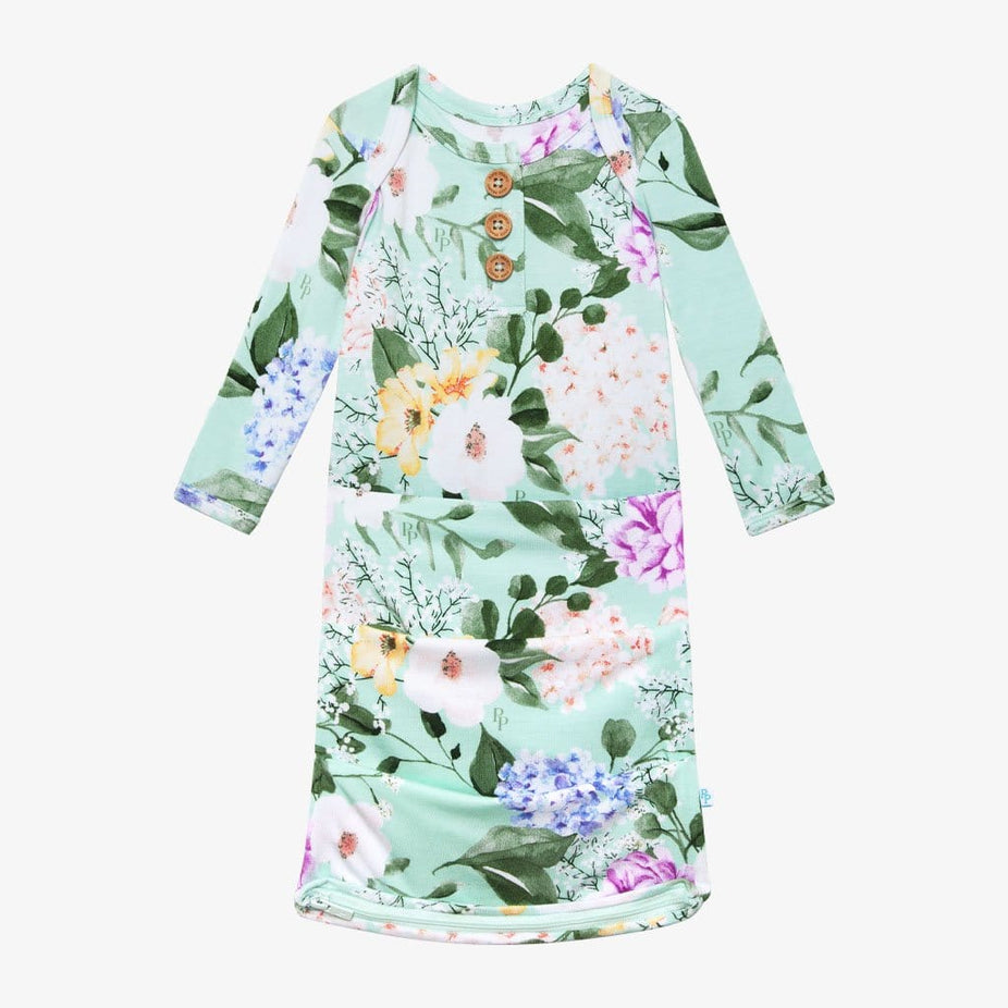 Erin Button Zippered Gown