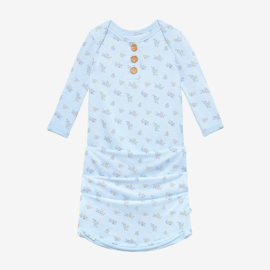 Grace Button Zippered Gown