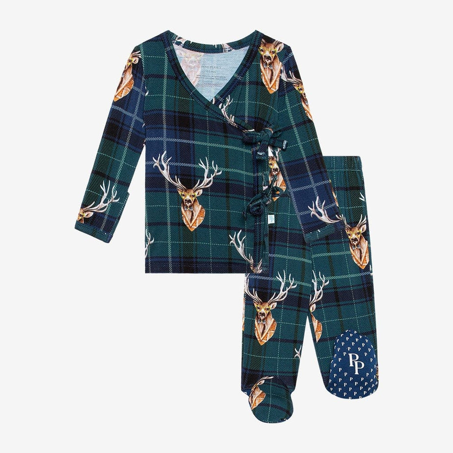 Beckford Tie-Front Kimono Set