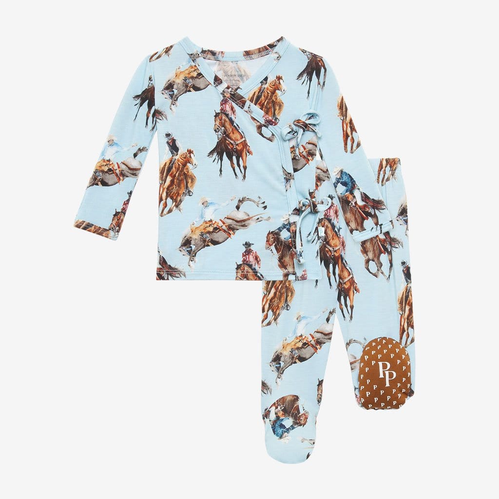 Brody Tie-Front Kimono Set