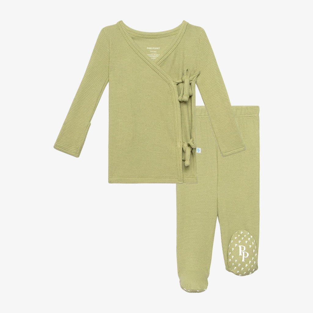 Waffle Knit Baby Kimono Set Zeytoon Waffle