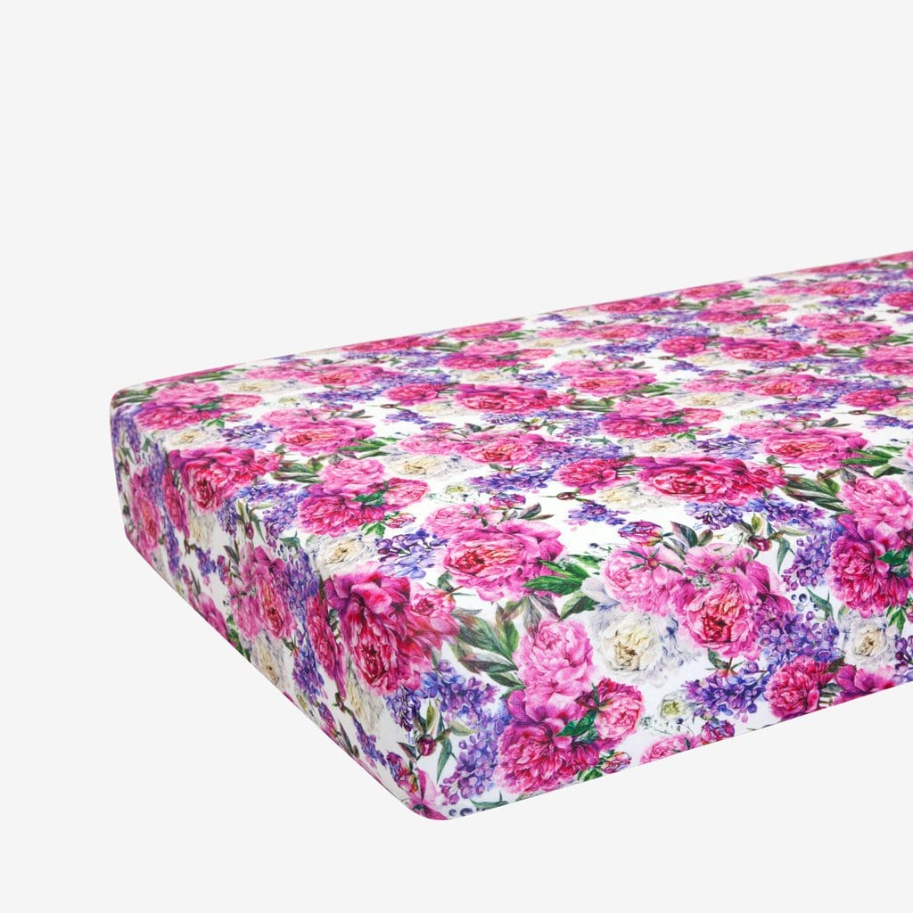 Floral Bella Crib Sheet