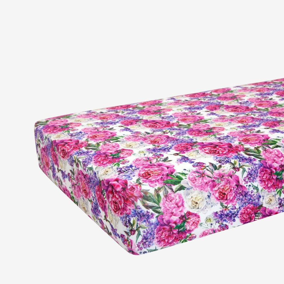 Floral Bella Crib Sheet