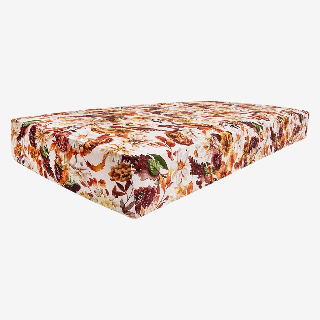Floral Crib Sheet Julieta