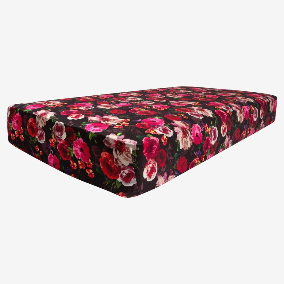 alice + olivia® Midnight Rose Crib Sheet