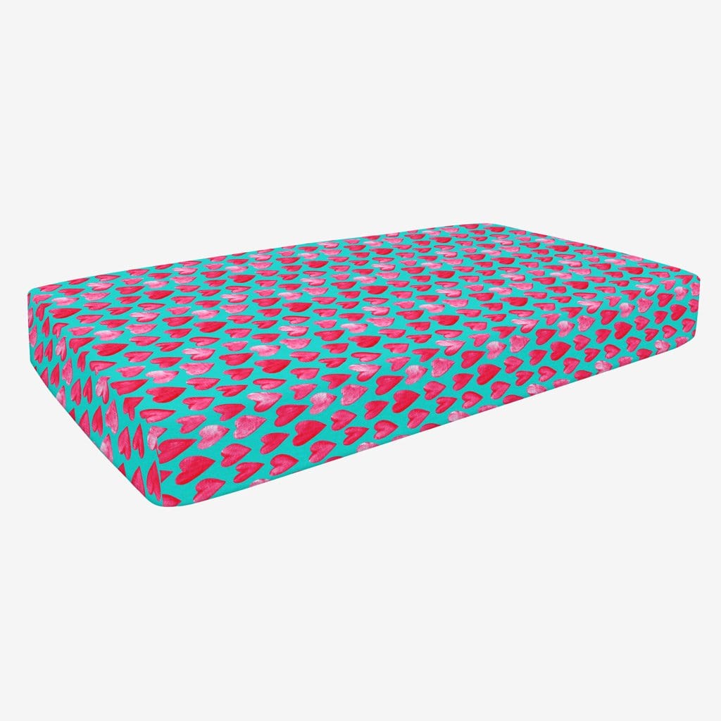 Queen of Hearts Crib Sheet