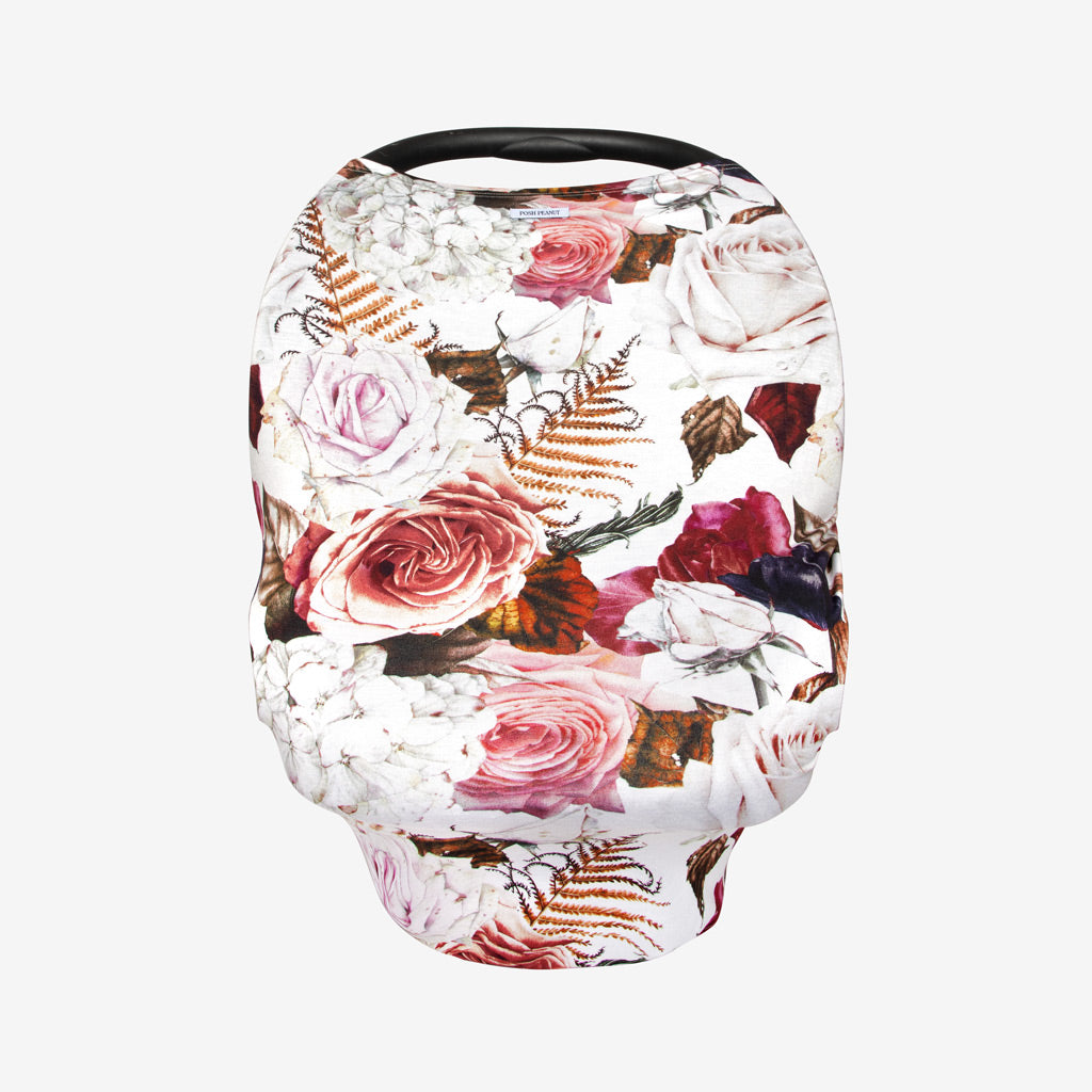 Black Rose Car Seat Cover