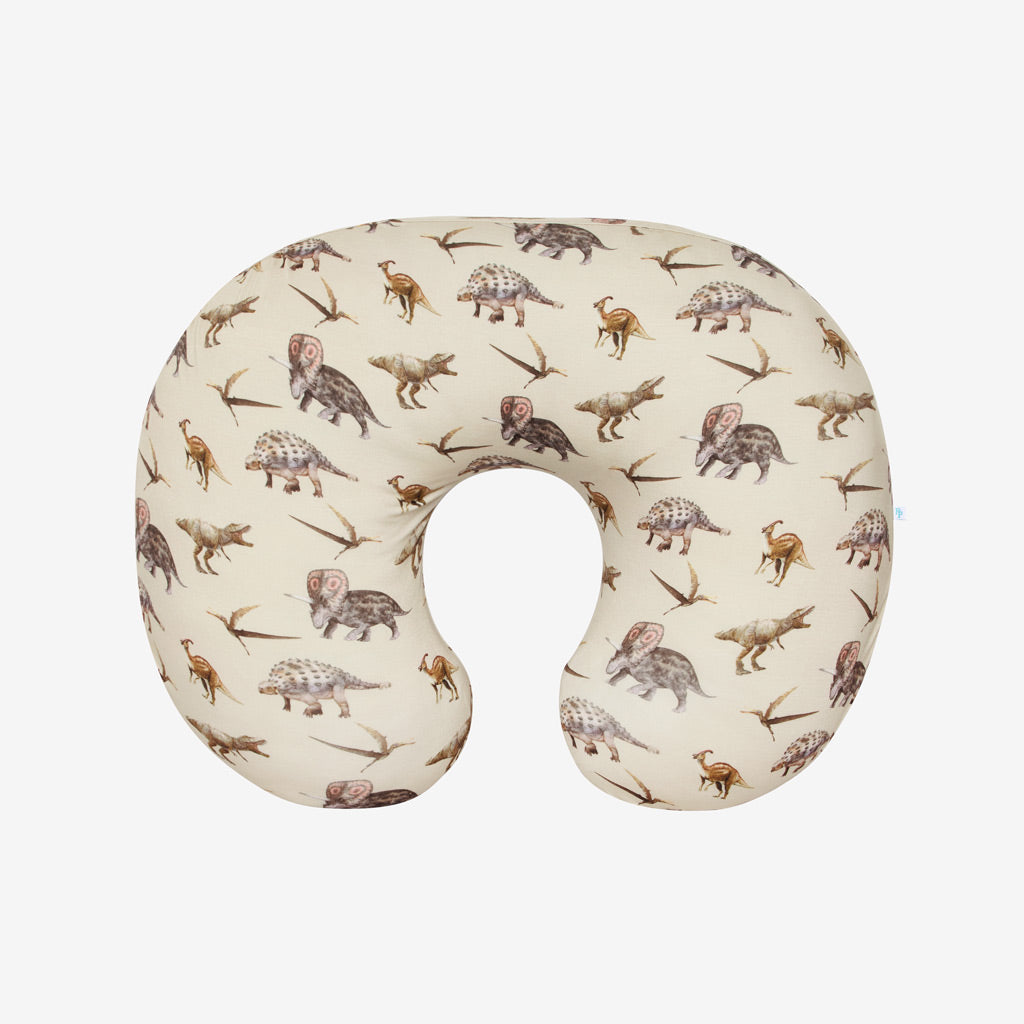 Vintage Dino Nursing Pillow Cover