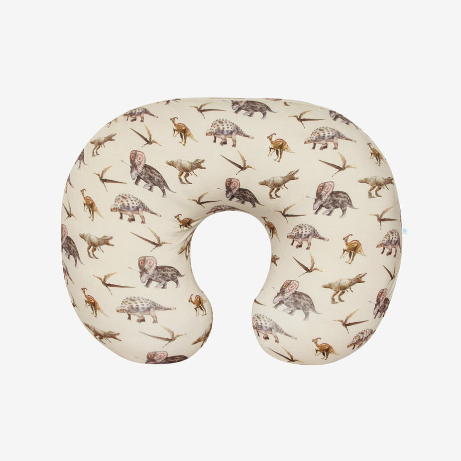 Vintage Dino Nursing Pillow Cover