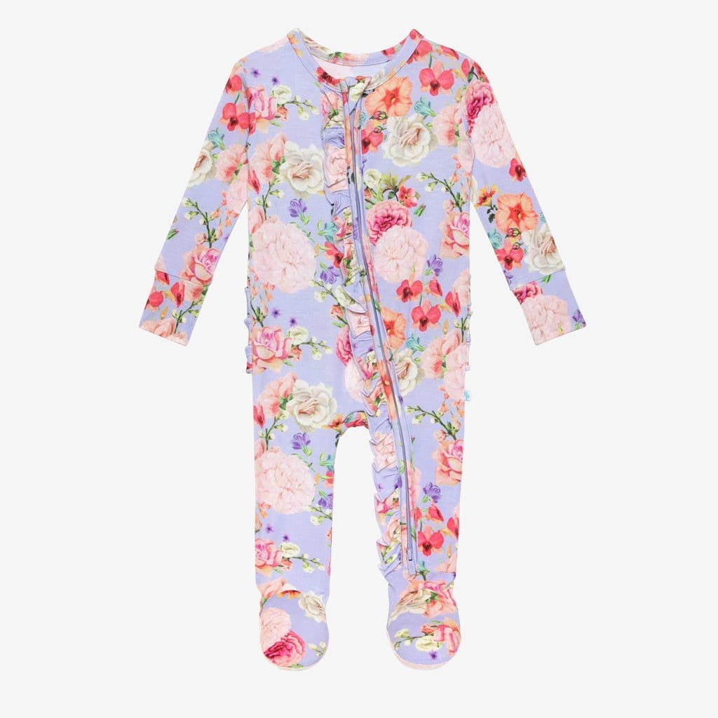 Bellamy Footie Ruffled Zippered One Piece