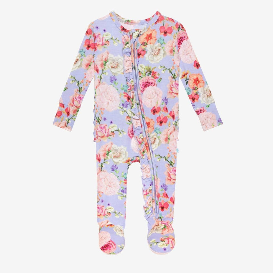 Bellamy Footie Ruffled Zippered One Piece