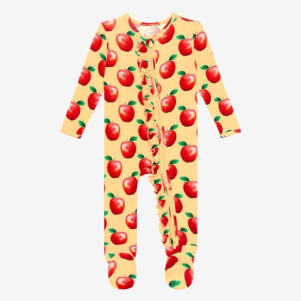 Finn Footie Ruffled Zippered One Piece
