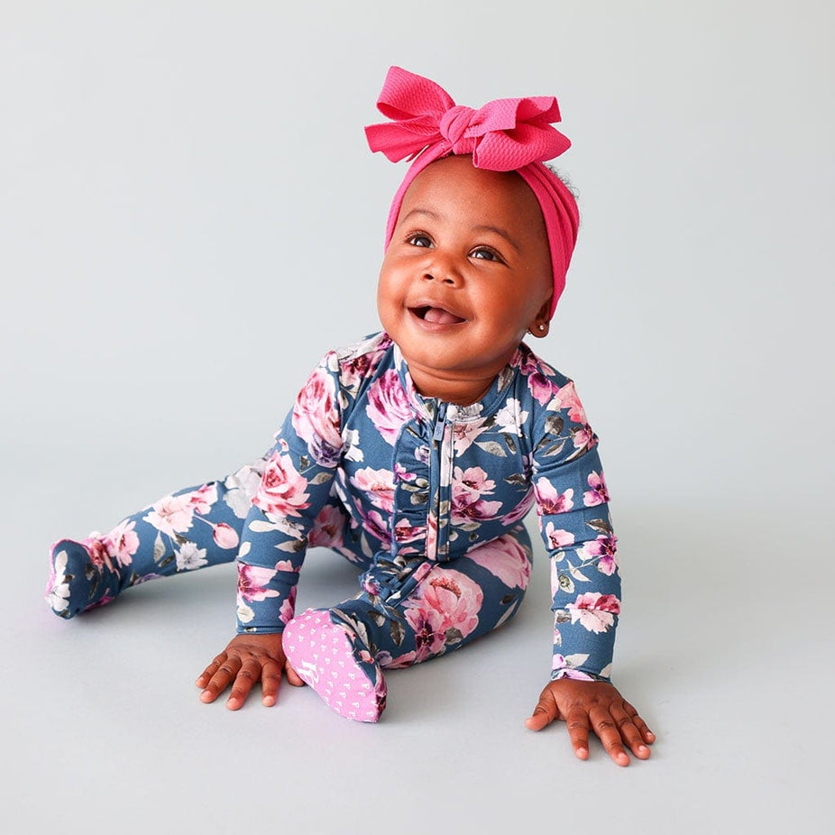 Keisha Footie Ruffled Zippered One Piece