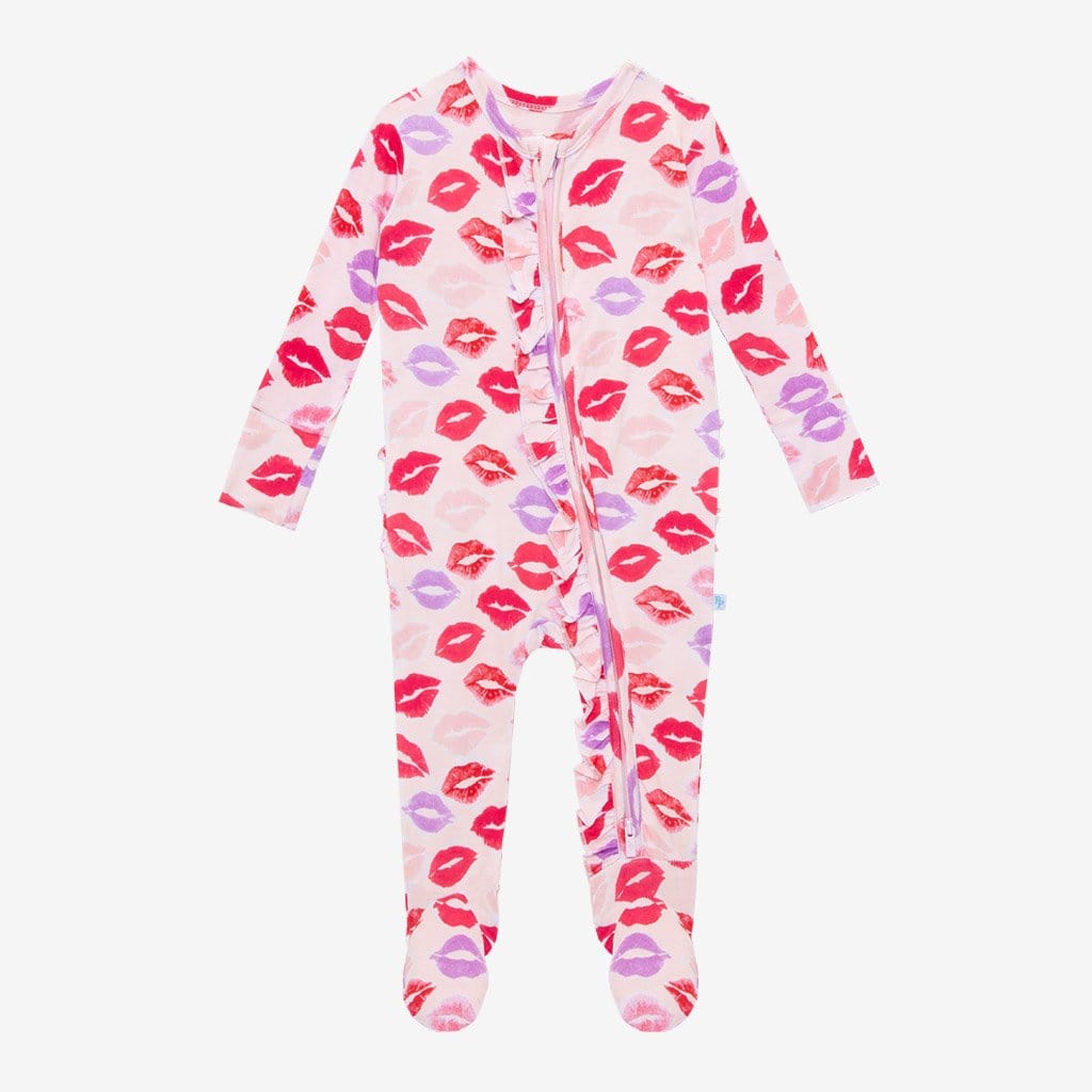 Lola Footie Ruffled Zippered One Piece