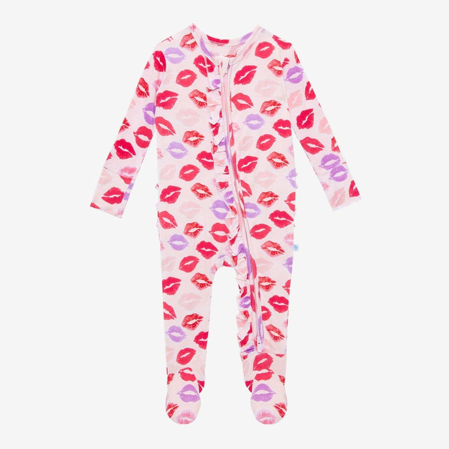 Lola Footie Ruffled Zippered One Piece