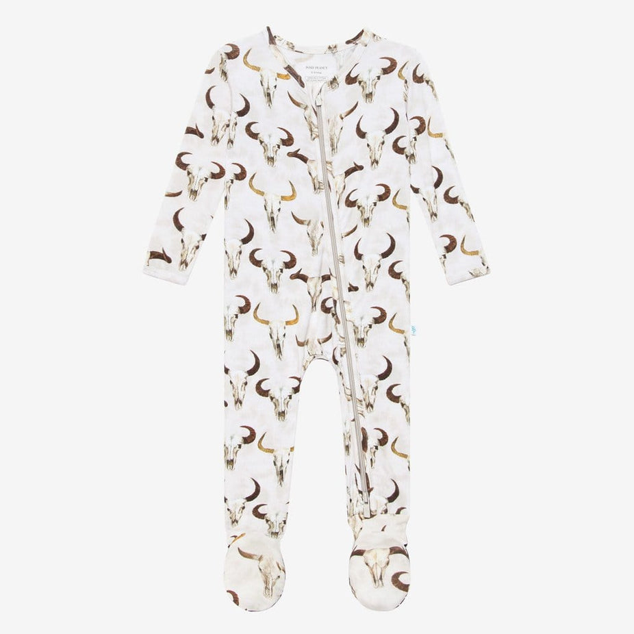 Austin Footie Zippered One Piece