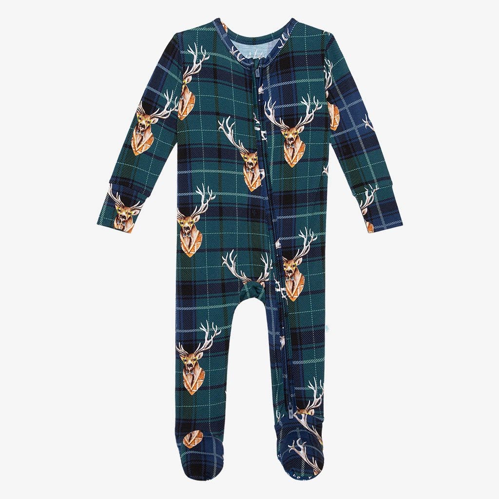 Beckford Footie Zippered One Piece