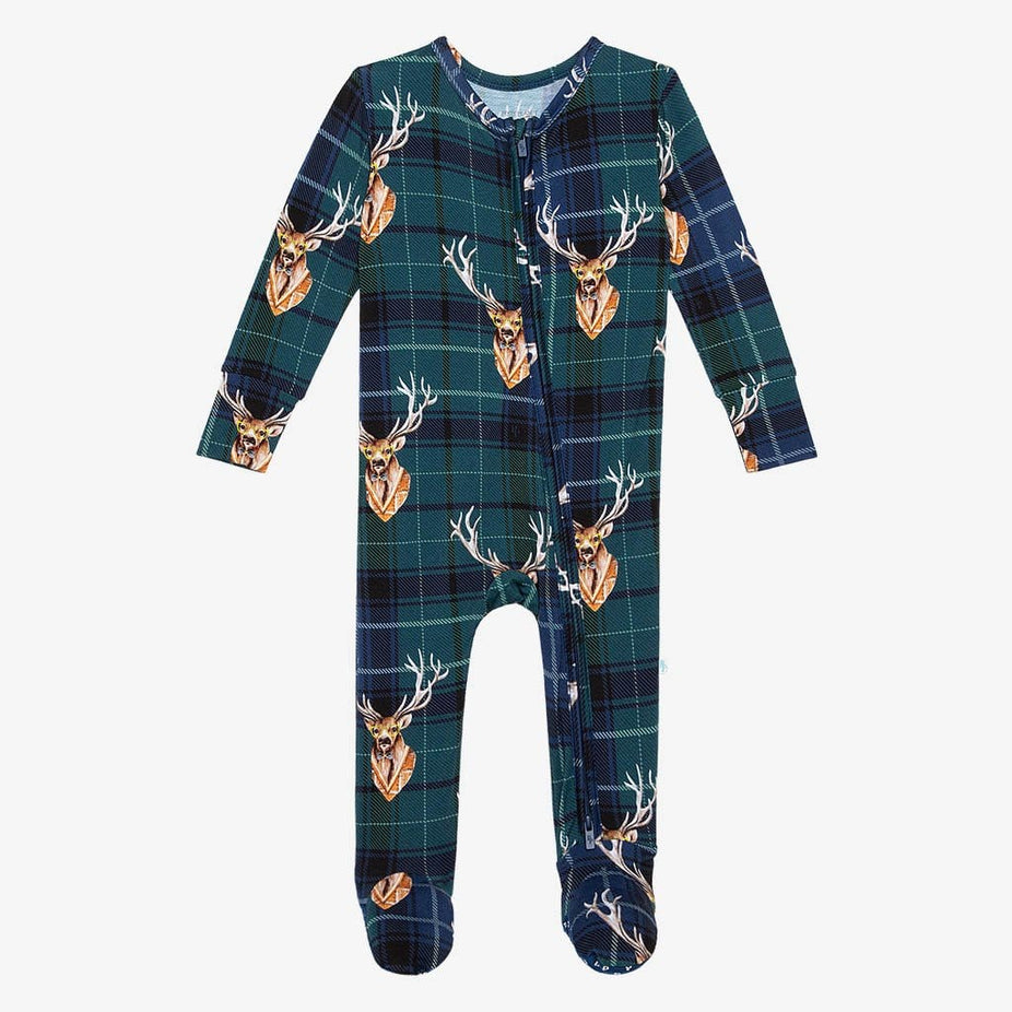 Beckford Footie Zippered One Piece