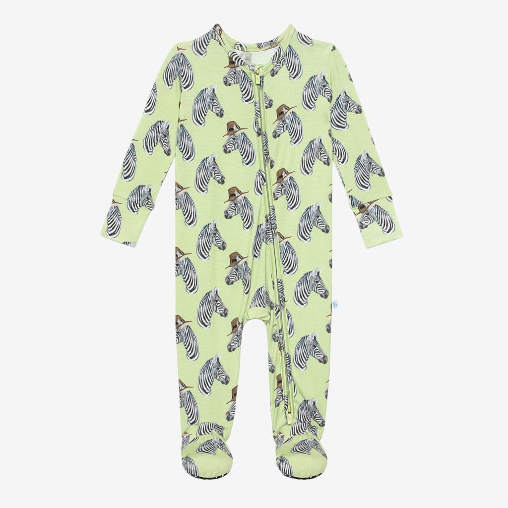 Dante Footie Zippered One Piece Front
