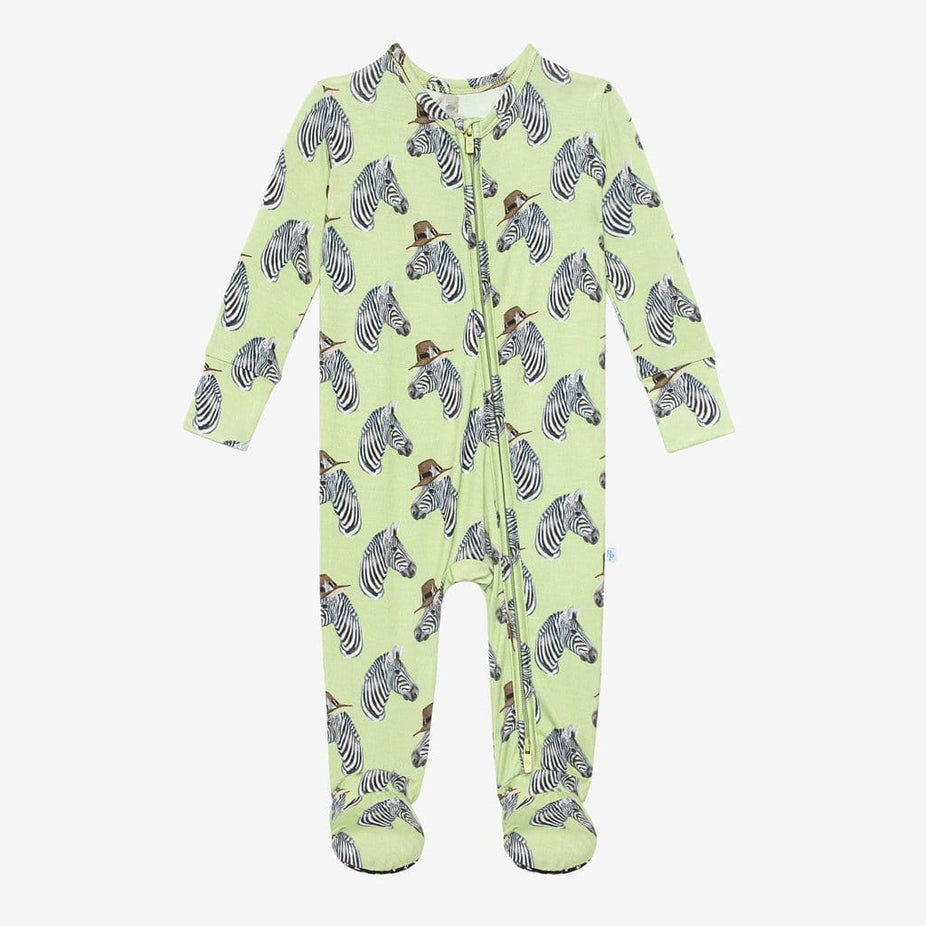 Dante Footie Zippered One Piece Front