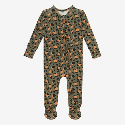 Eli Footie Zippered One Piece Front