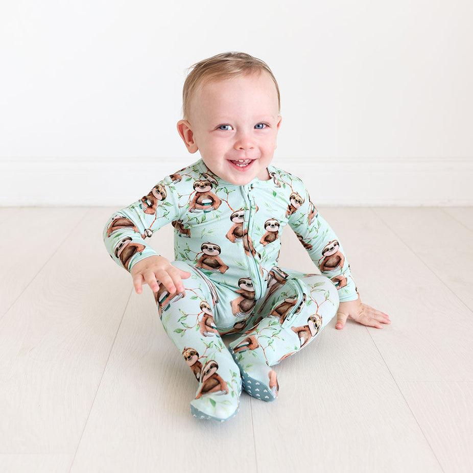 Normandie Footie Zippered One Piece