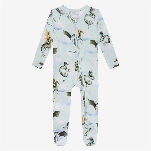 Percy Footie Zippered One Piece