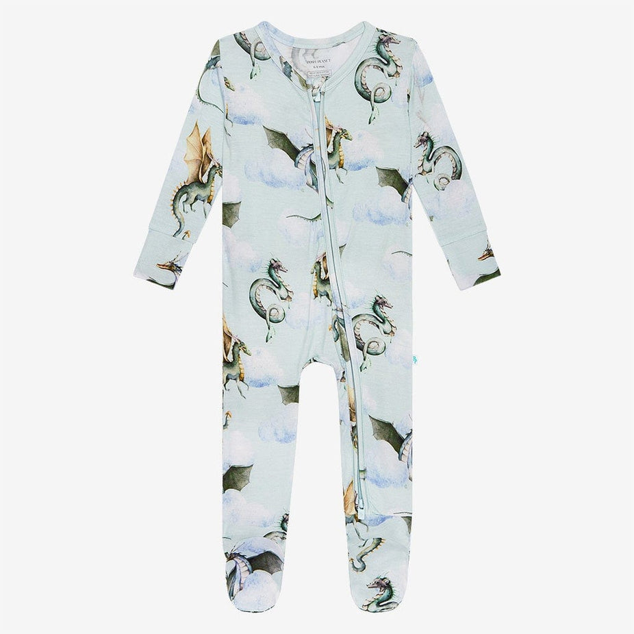 Percy Footie Zippered One Piece
