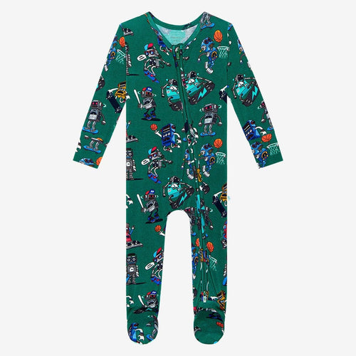 Robby Footie Zippered One Piece