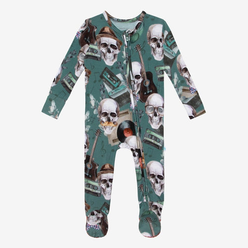 Sheldon Footie Zippered One Piece