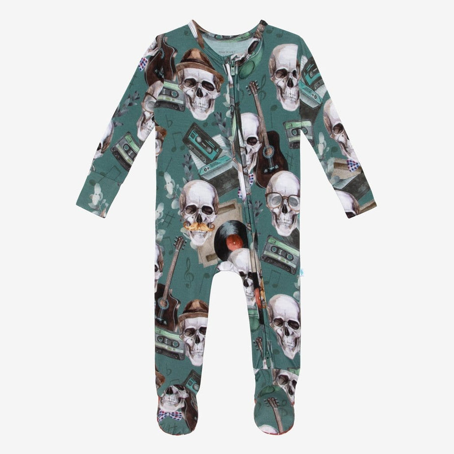 Sheldon Footie Zippered One Piece