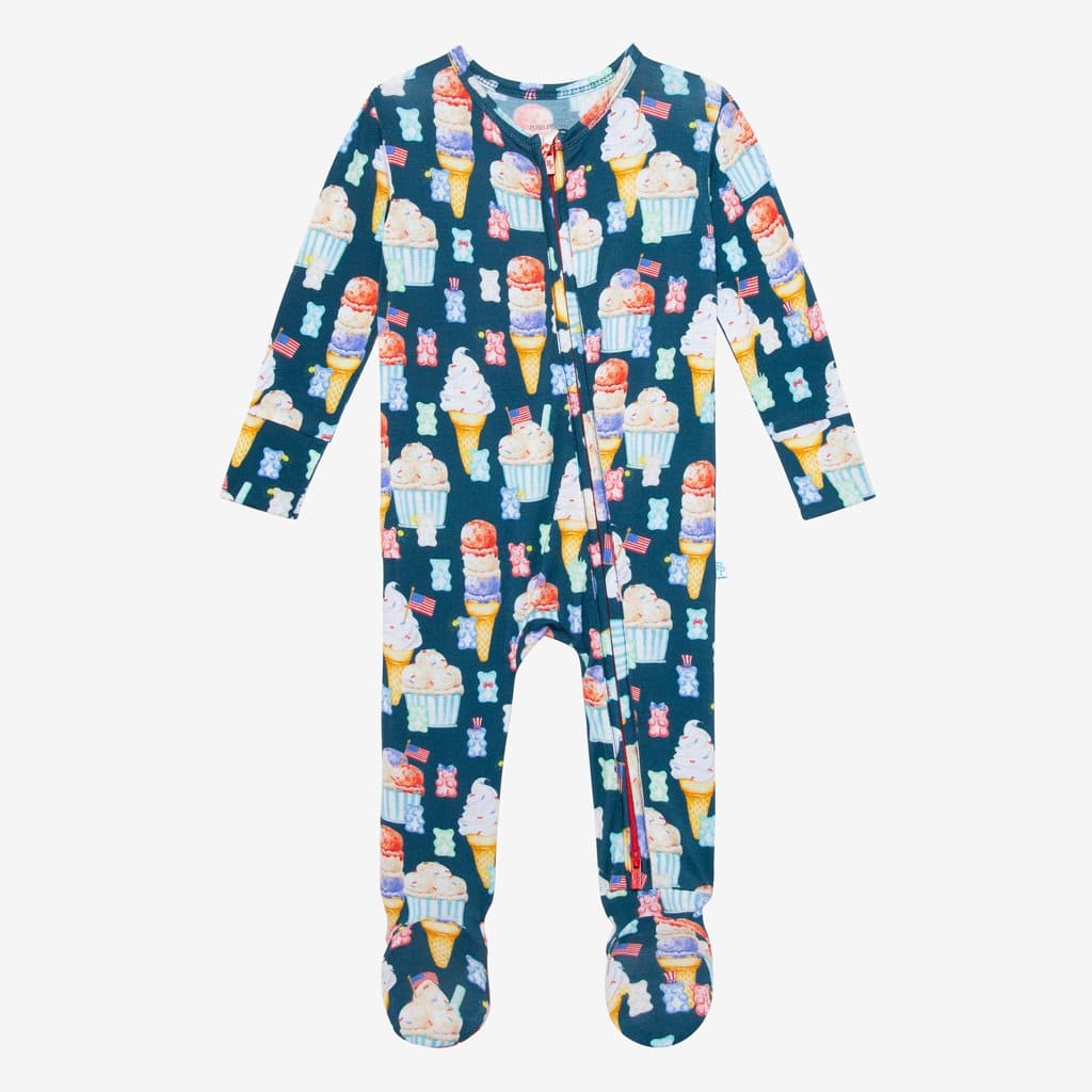 Skye Footie Zippered One Piece