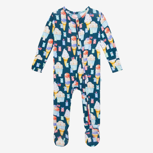 Skye Footie Zippered One Piece