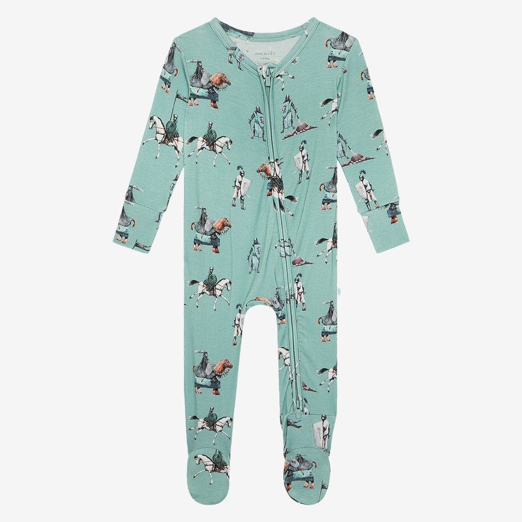 Wallace Footie Zippered One Piece