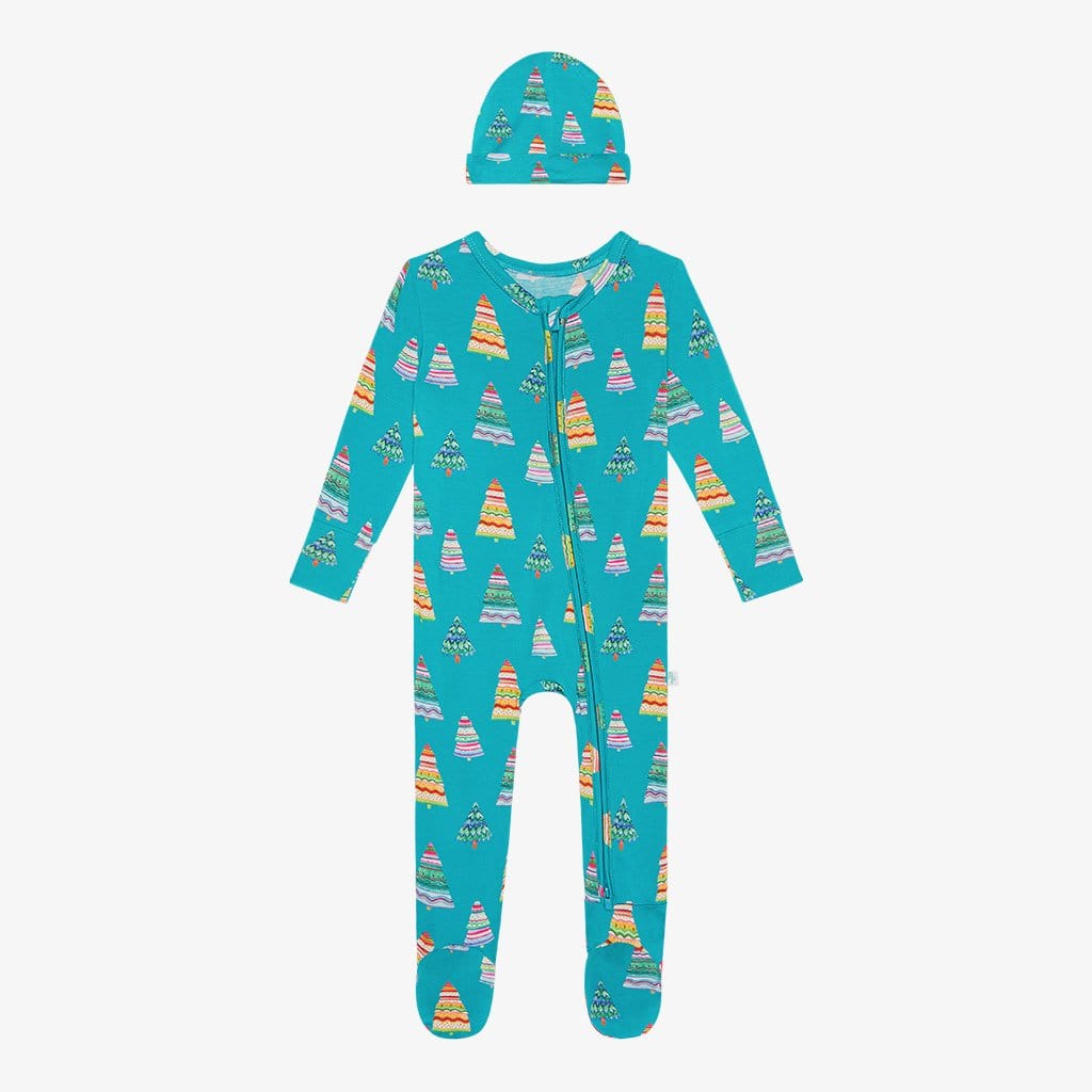 Sierra Footie Zippered One Piece Beanie Set