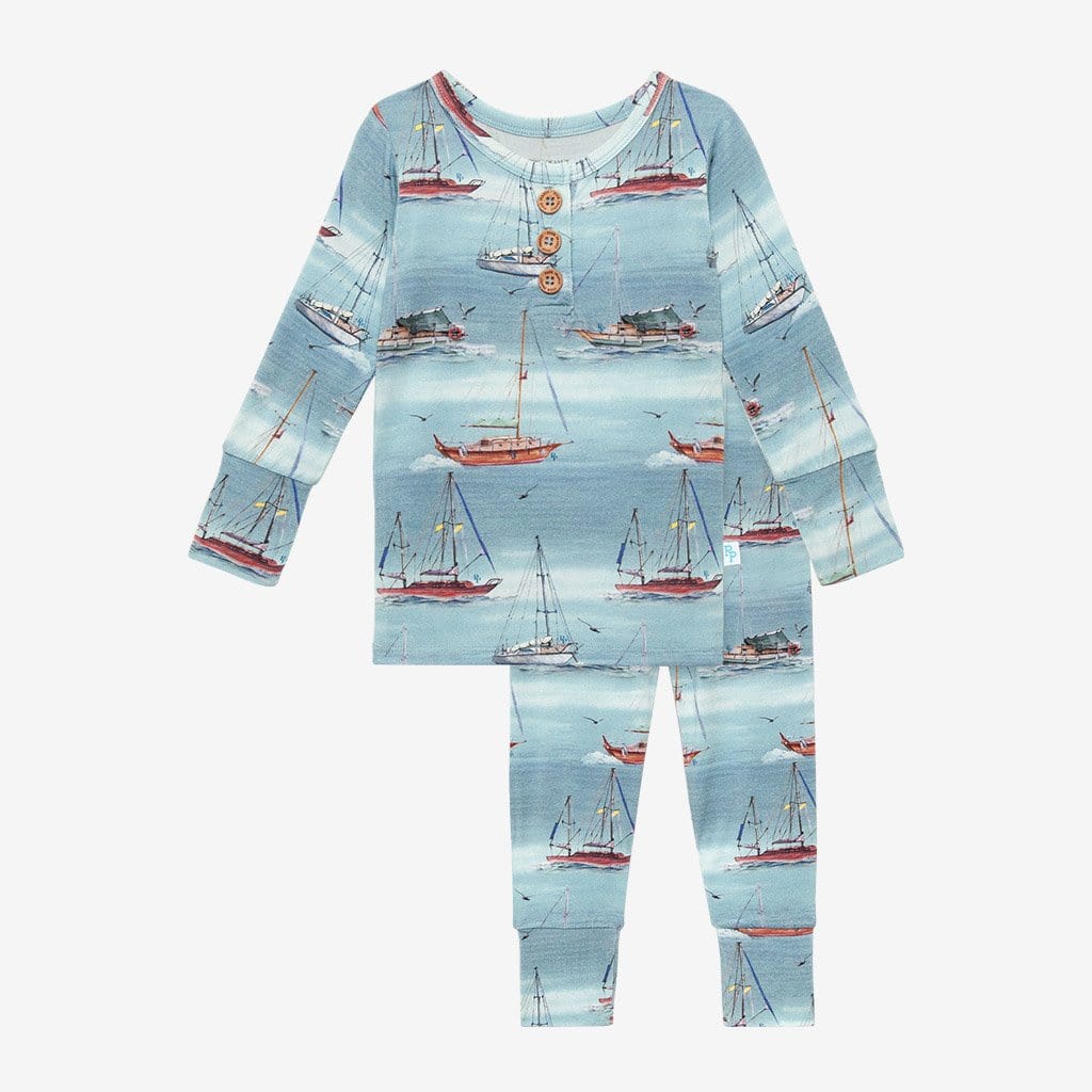 Skip Long Sleeve Henley Pajamas