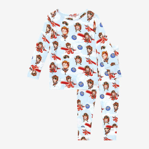 Amelia Earhart Long Sleeve Pajamas