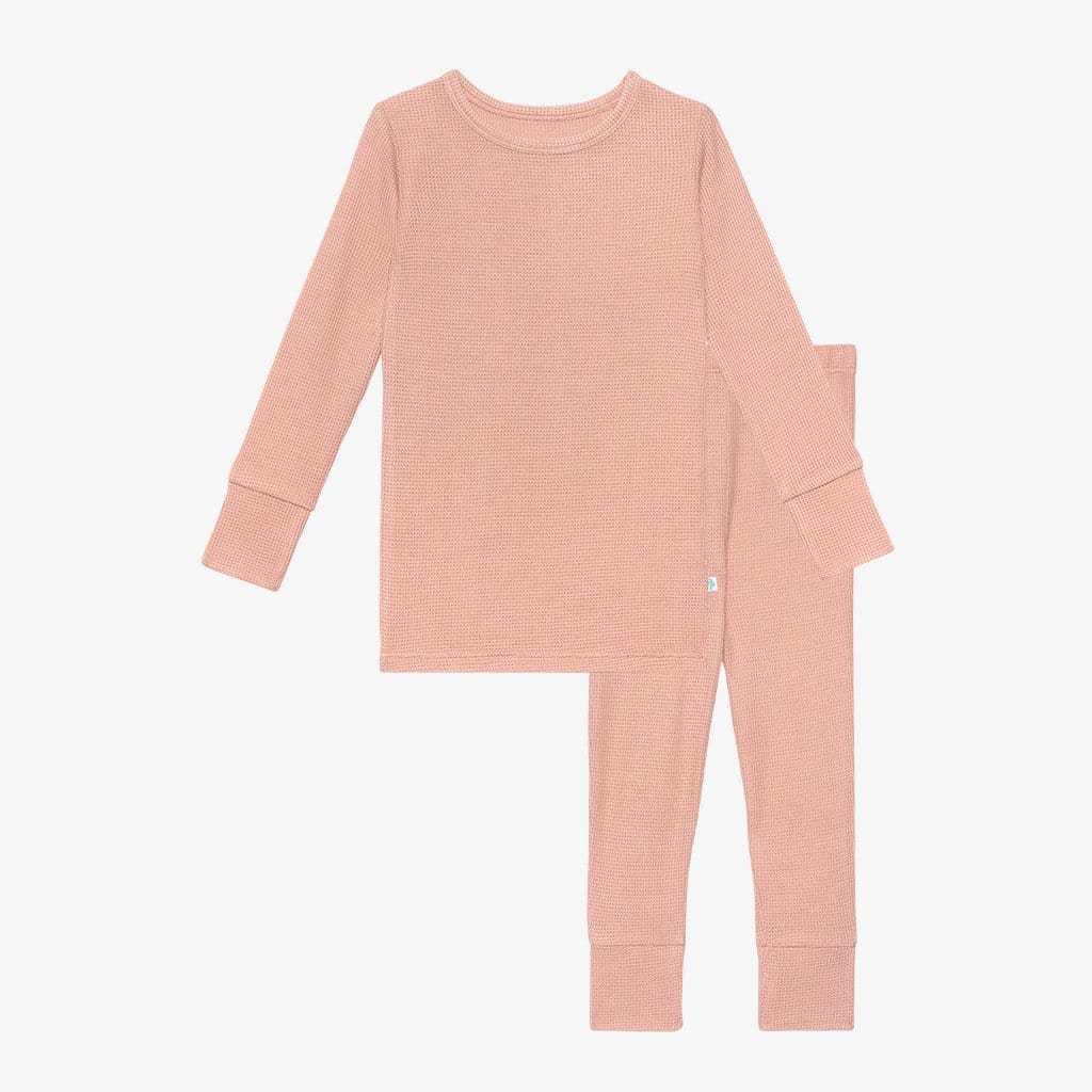 Desert Rose Waffle Classic Pajama Set