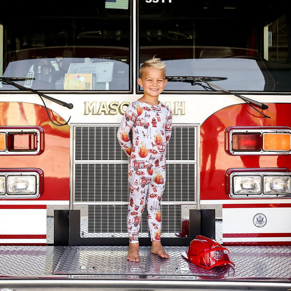 Firemen Classic Pajama Set