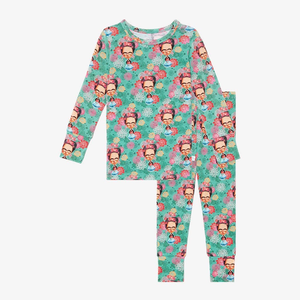 Frida Kahlo Long Sleeve Pajamas