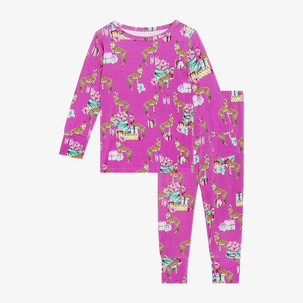 Shirt and pants of Leopard Toddler Pajamas | Keana