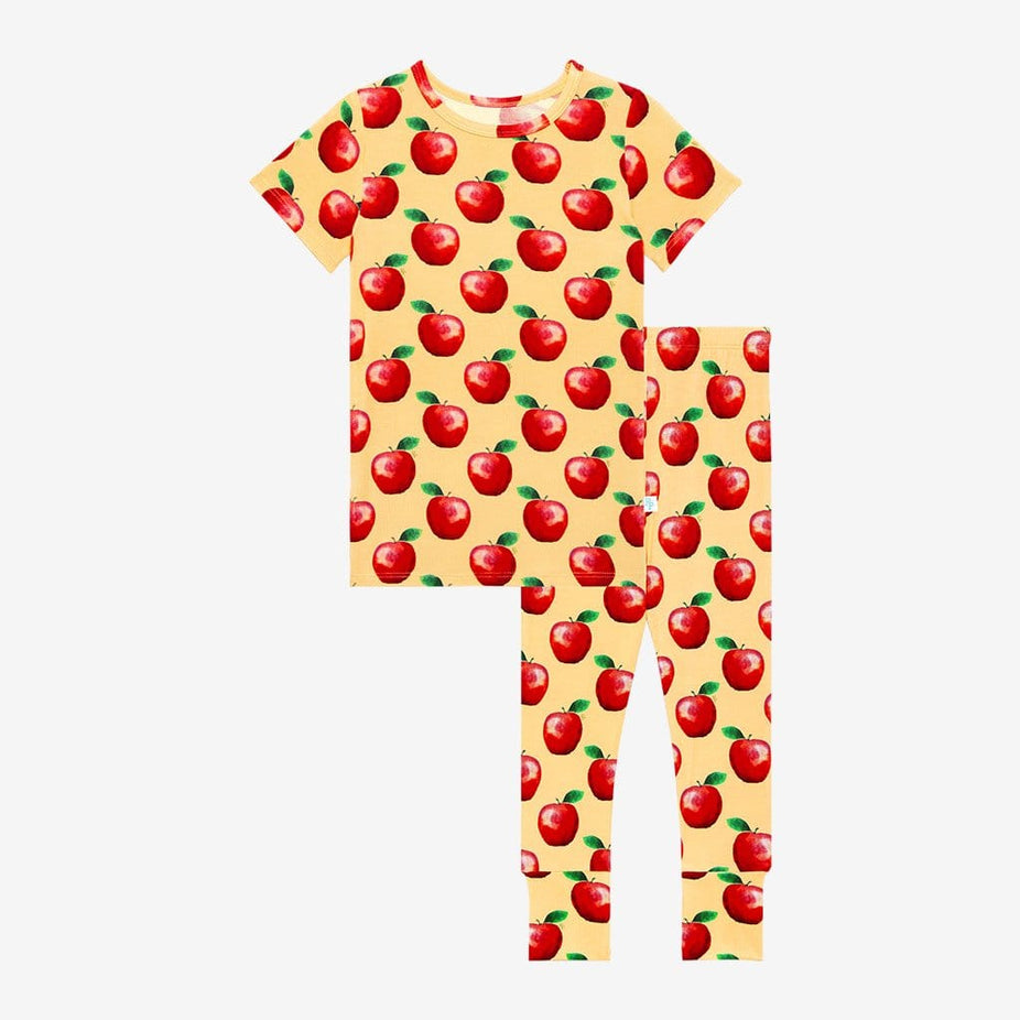 Red apple printed Finn Short Sleeve Pajamas